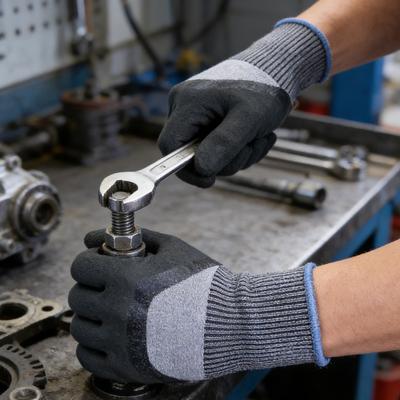 Soft and Breathable Labor Protection Gloves Lightweight Highly Elastic Wear-resistant Non-slip Protective Glove Work Accessories