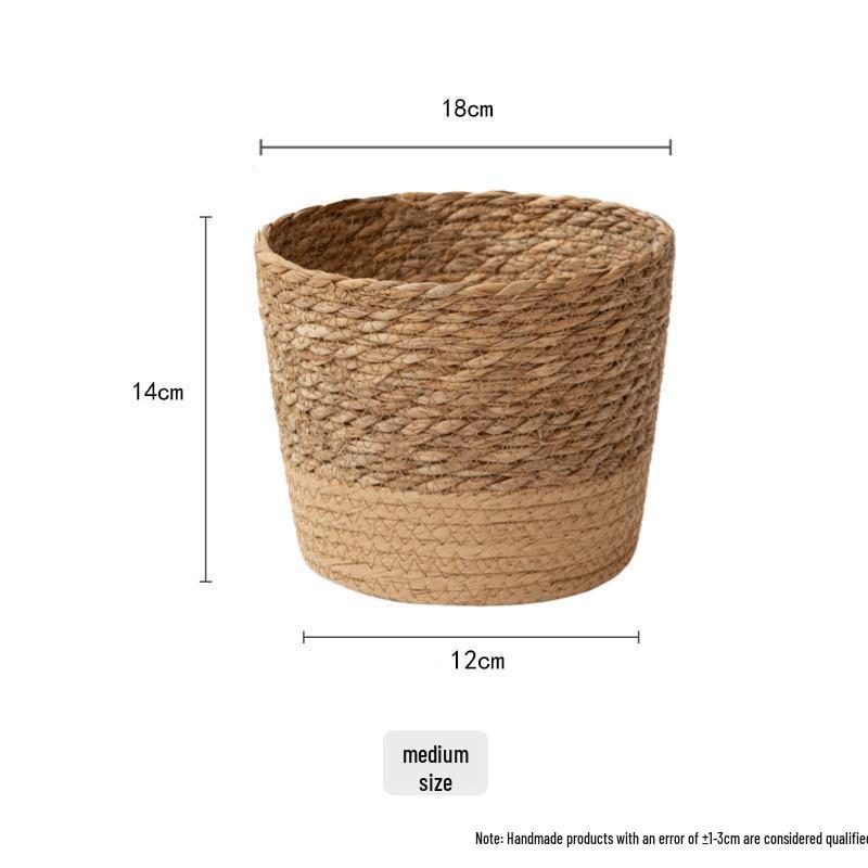 Rattan Woven Flower Pot Cover and Basket for Home Decoration