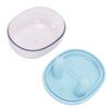 Contenitore Snack 2 in 1 Senza Sporco   Scatola Snack Ermetica per Alimenti con Coperchio a Dita Tieni le Mani Pulite