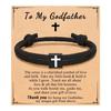 Easter Basket Stuffers for Teens Men Women Inspirational Religious Bible Verse Joshua 1:9 Cross Bracelet