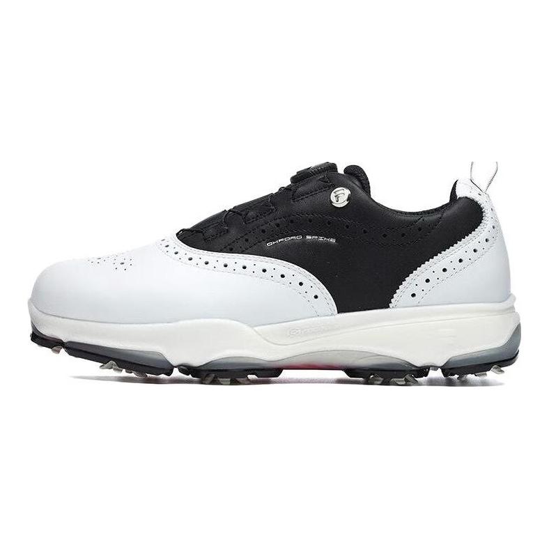 FILA Gf Oxford Spike Golf Shoes Men Sneakers Black White A12M241601FWT