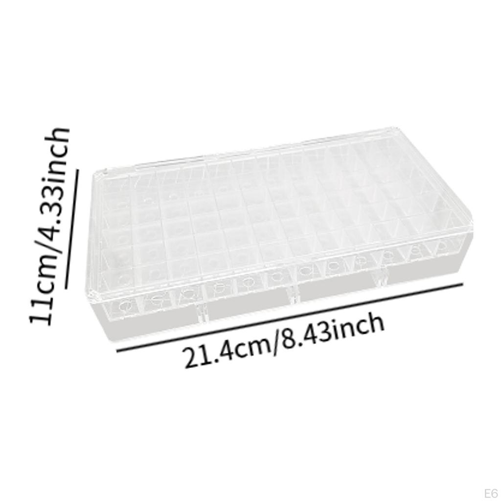 1/64 Model Car Wheel Storage Box Acrylic Display Case Organizer Clear for Boys Kids Adults