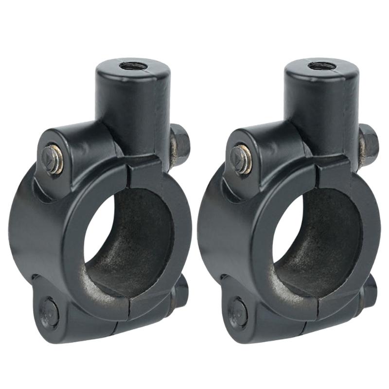 2pcs Bike Mirrors Handlebars Mount Aluminum Alloys Mirrors Holder Regulable Mount for Bikes and Motorcycles M6 Mirror Mount