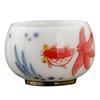 Ice Jade Porcelain Mutton Fat Tea Tasting Cup