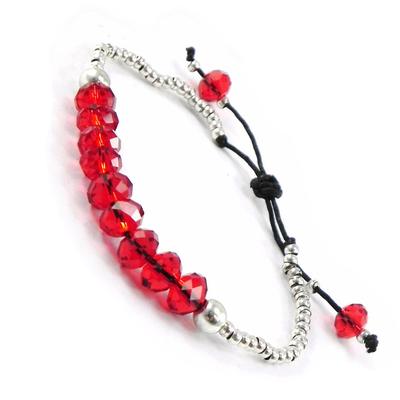 [H9884] - Red 'Minéralia' Designer Bracelet