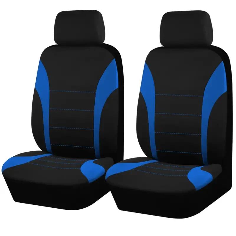 Four Season Universal Car  Front/Rear Seat Cover Polyester Fabric Protect Seat Covers Safe Truck Van SUV Seat Protecto Accessory