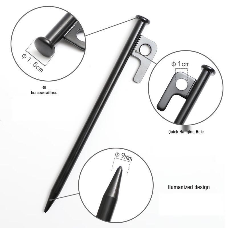Heavy-Duty Tent Ground Stakes