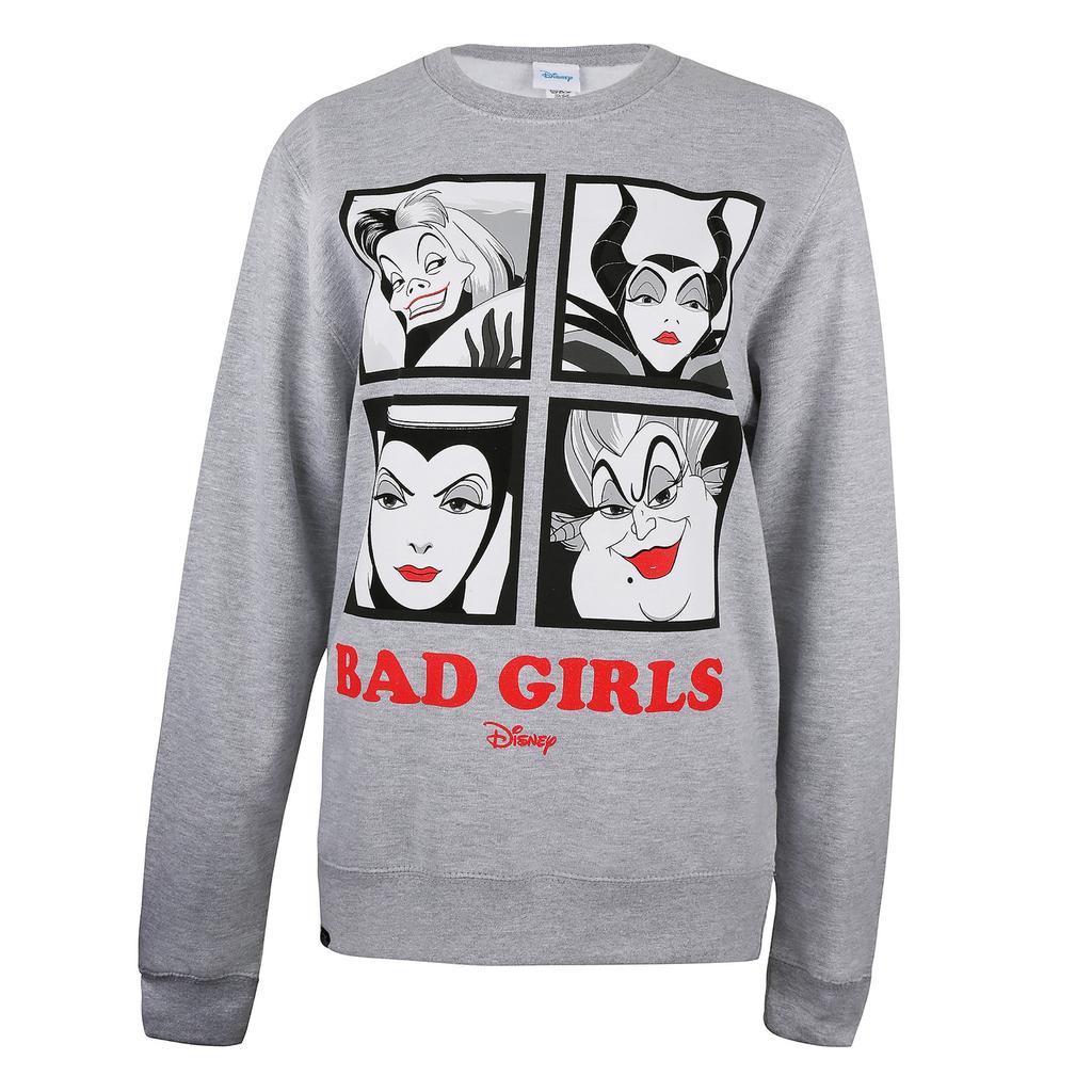Disney Womens/Ladies Bad Girls Crew Neck Sweatshirt