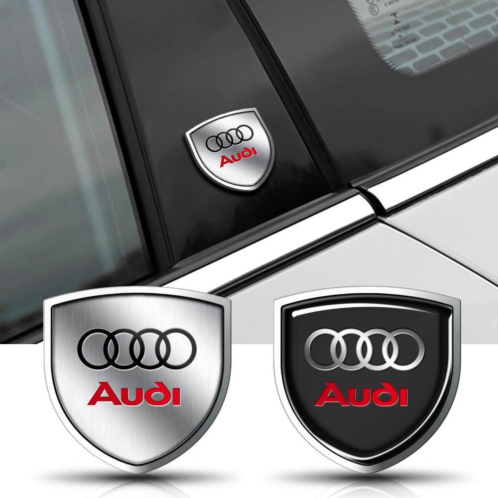 3D Metal Car Badge Body Trunk Sticker Emblem Decoration Decal For GW4 S Line A3 B7 A1 A4 B8 8P B9 8V Q7 A5 A6 Q5 Q3 Accessories6DS