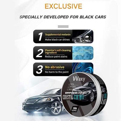 Auto Wax Crystal Plating Hard Glossy Wax 200g Car Detailing Black Ceramic Surfaces Coating Film Polishing Car Supplies