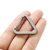 2 Pieces Carabiner Mini Carabiner Snap Hook Stainless Steel Lightweight
