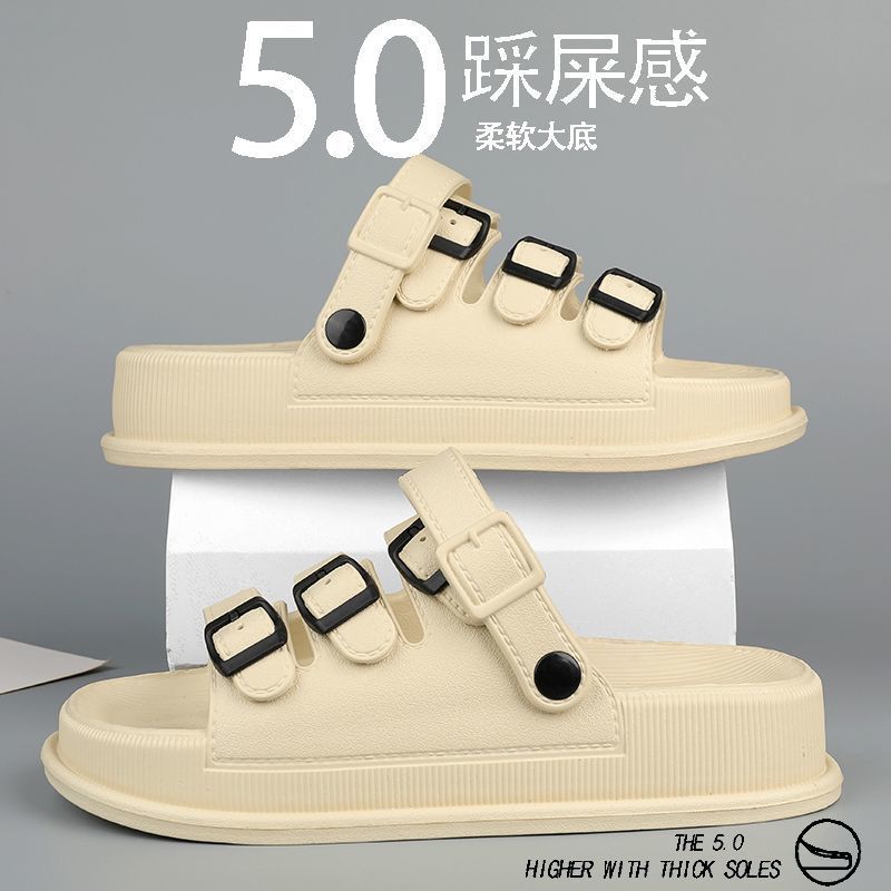 Sandals men's summer wear non-slip soft-soled dual-purpose driving sandals men's outdoor leisure wading beach slippers