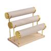 Multi-Layer Metal Flannel Display Rack for Bracelets, Watches, Jewelry, and Ornaments