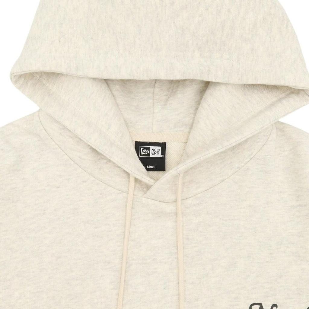 Moletom com Capuz New Era com Mistura de Arquivo Tamanho SW PO HOODIE ARCHIVE OAT 252 Logo, Algodão, Aveia, G,