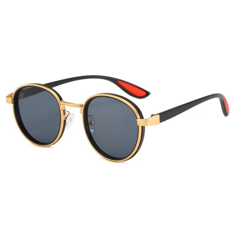 New steampunk sunglasses European and American fashion sunglasses men's sun protection travel hip-hop glasses