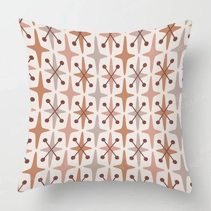 Nordic Fall Home Decor Autumn Throw Pillow Case Sofa Cushion Cover Modern  Geometry