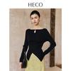HECO Women's New Chinese Style Teardrop Neck Knit Top