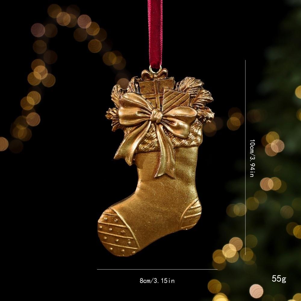 Resin Christmas Decor Pendant Cartoon Xmas Hanging Decoration Christmas Decor
