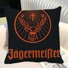 Alcohol Jjagermeister Pillow Case Square Pillow Bedroom Sofa Leisure Comfort Cushion Car Home Decoration