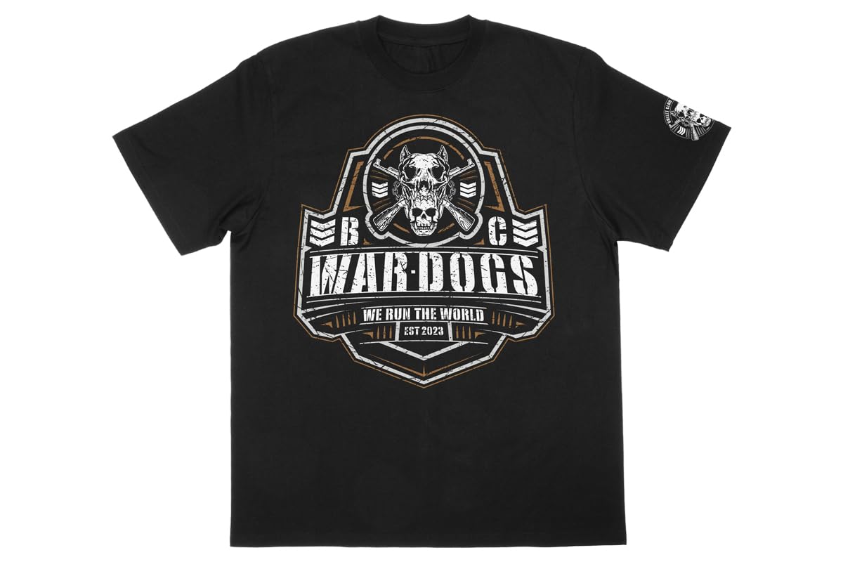 

Футболка New Japan Pro-Wrestling BULLET CLUB WAR DOGSWE RUN THE WORLD, Черный x Золотой, XL, 6349103353