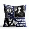 Billie Eilish Fan Merch Povlak na polštář Hit Me Hard & Soft Design alba Potah na polštář Oboustranně potištěný Pro hudební fanoušky Domácí dekorace