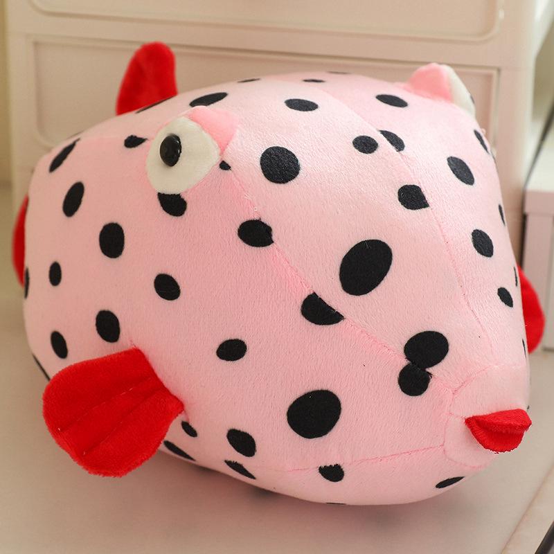 Cute Simulation Boxfish Doll Plush Toy Small Fish Doll Home Pillow Girl Soothing Doll