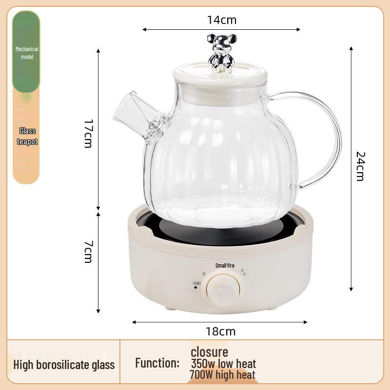 Health Pot: Multi-Function Electric Kettle for Chinese Medicine, Tea, Soup, and Porridge with Thickened Glass and Fully Automatic Features.