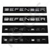 3D ABS DEFENDER Letter  Rear Trunk Car Logo Badge Stickers Decals Auto Door Fender Emblem Tailgate Stickers Styling Accessories
