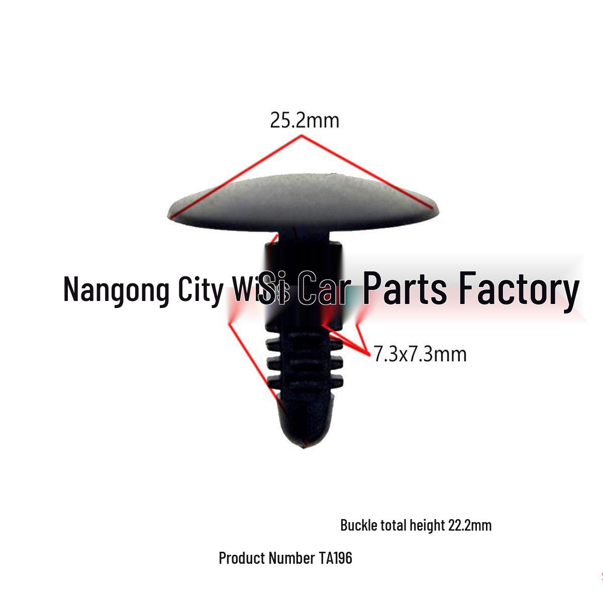 

Chrysler Exterior Trim Panel Fixing Clip for Universal Installation 10000 pieces