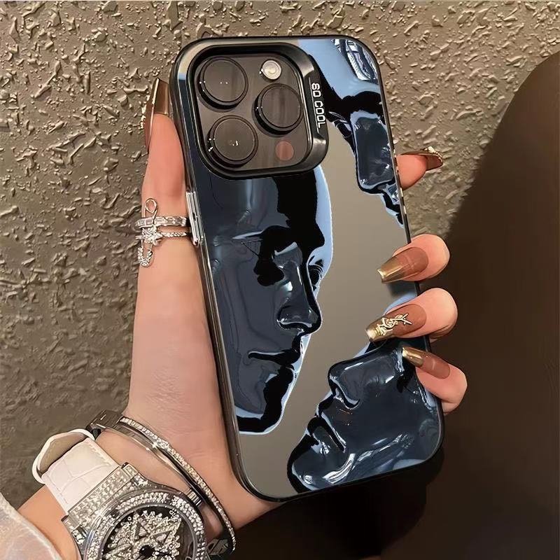 European and American art statues are suitable for iphone17 mobile phone case Apple 15promax/14pro anti-drop 13pro16