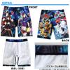 Airin Bandai Kamen Rider Gav Swim Briefs for Boys, Full Print (Sizes 100cm/110cm/120cm), Navy, 572