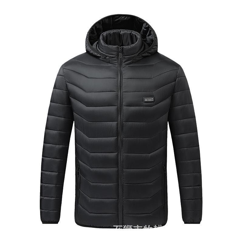 USB beheizte Baumwolljacke mit Kapuze für Herbst und Winter