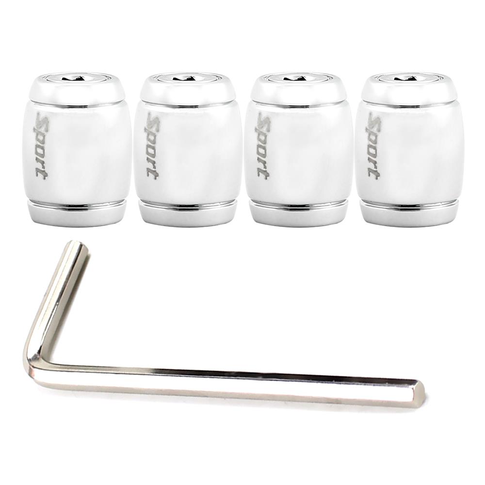 DSYCAR 1Set Anti-theft Sport Tire Valve Dust Caps Dustproof Tire Cap Valve Stem Caps for Cars Bike Moto New Stem Caps1