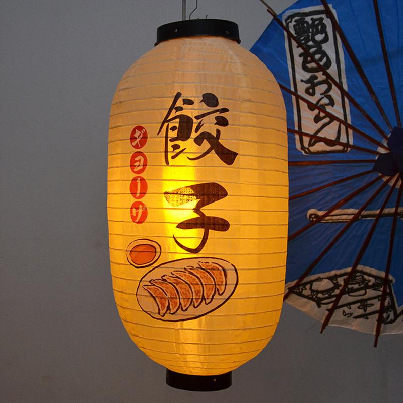 Japanese Style Satin Cloth Lanterns Pub Restaurant Decor Sign Bistro Sushi Sashimi Decor Waterproof Lantern Traditional Festival