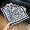 70 Silk Scarves, Square Scarves, High-End Sense, Fashionable And Versatile, Professional Imitation Silk, Small Scarves, Retro Printed Silk Scarves