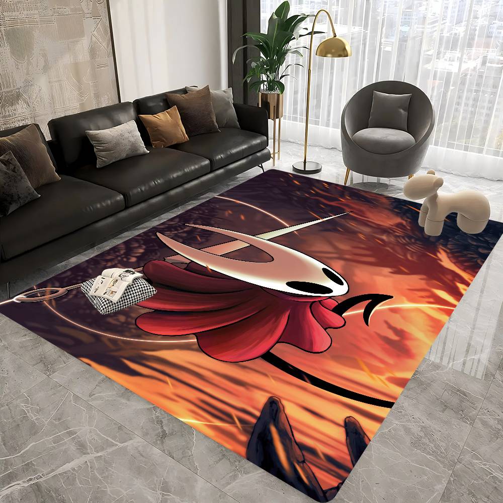H-Hollow K-Knight Game Hallway Carpet INS Style Soft Bedroom Floor House Laundry Room Mat Anti-skid Bedside Area Rugs
