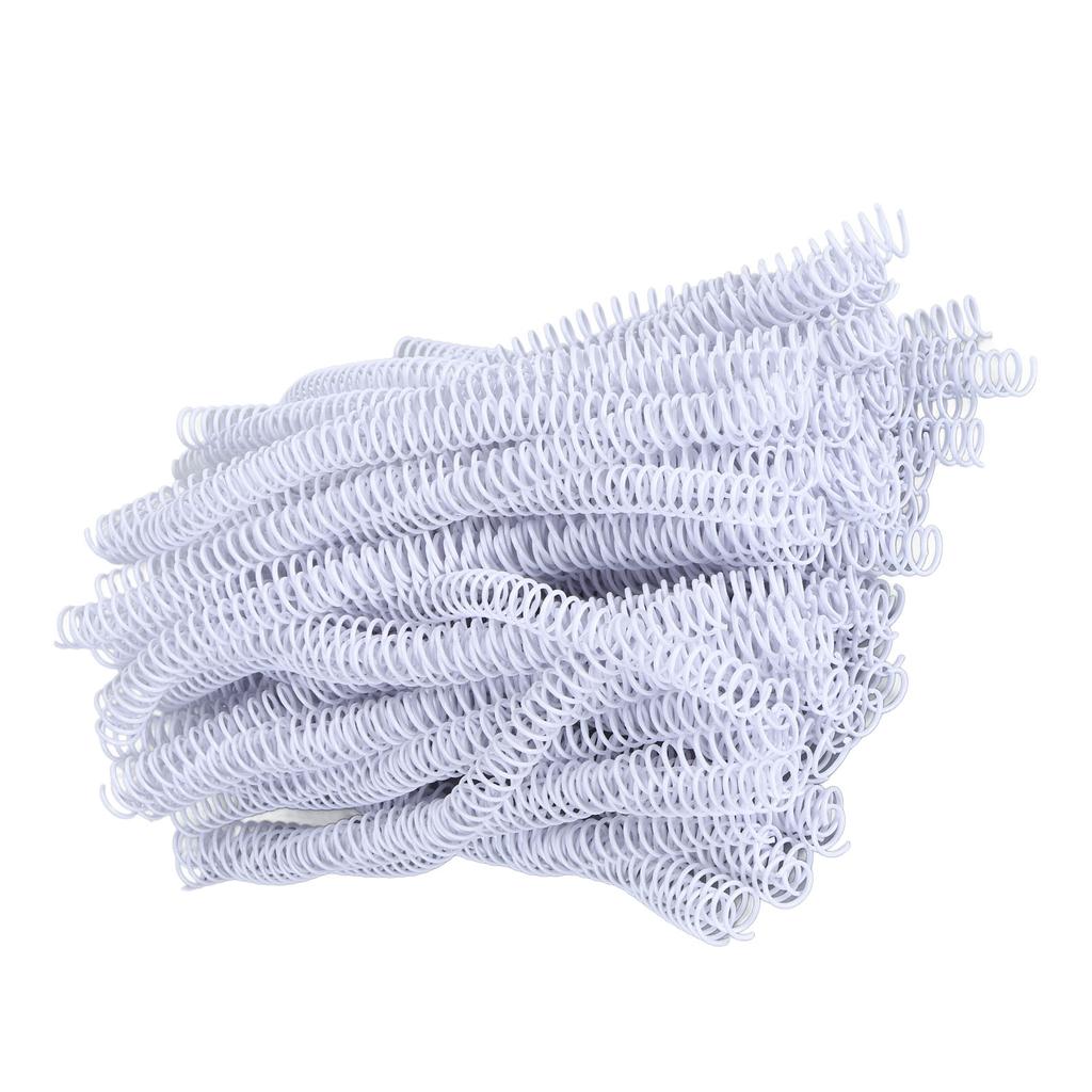 100Pcs Single   Wire Binding Spines 48 Teeth 4-1 Pitch 14.3mm 115 Sheet Capacity Spiral Binding Coil
