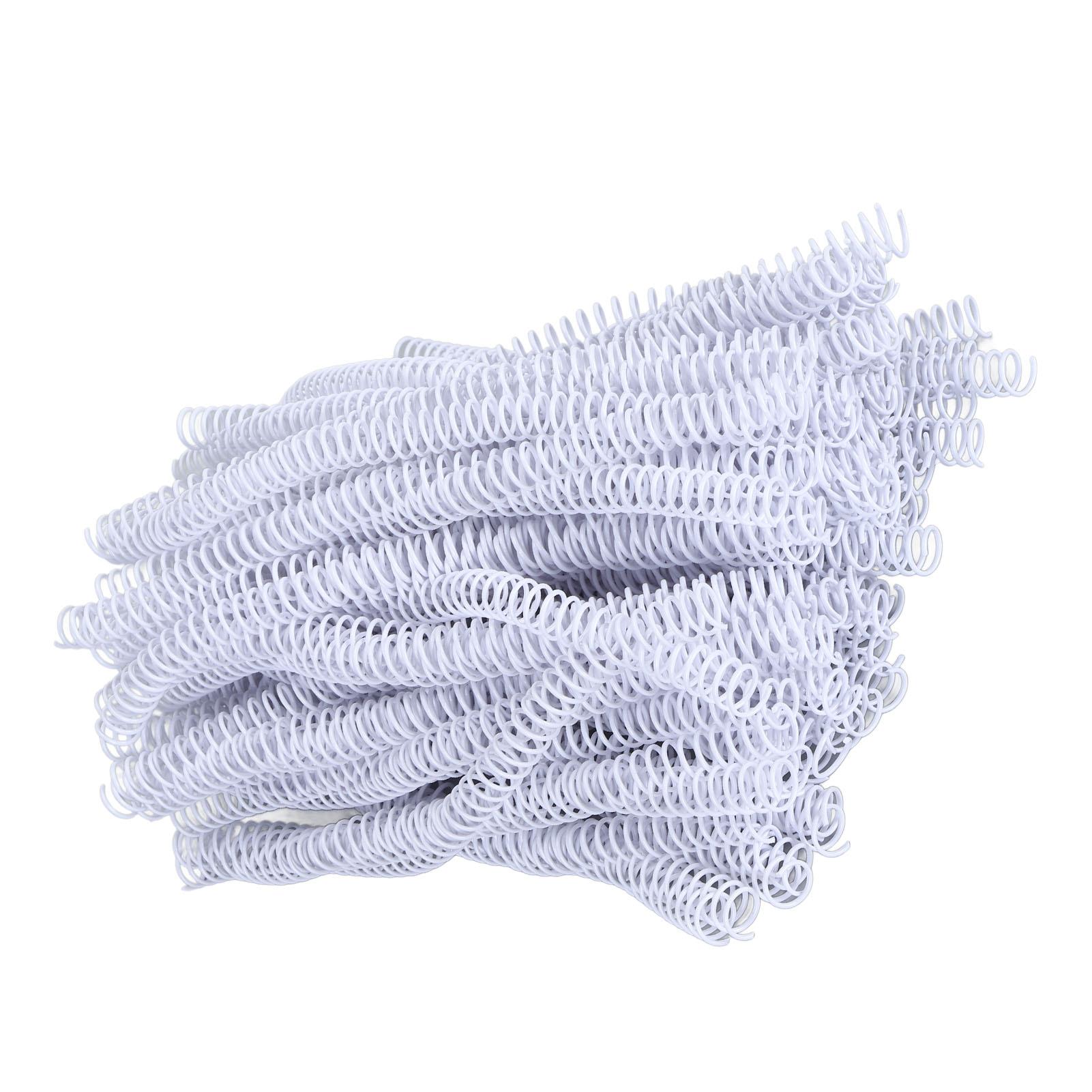 

100PCS Binding Spiral 12.7mm Diameter 48 Teeth 4:1 90 Pieces Paper Capacity Binding Spirals