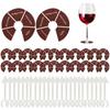 6/12/24Pcs Reusable Drink Roulette Wine Not Spin-Fun Drinking Games  Nightlife Entertainment