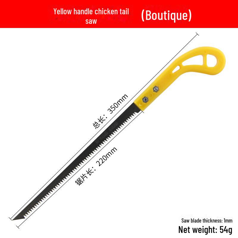 Phoenix Tail Mini Hand Saw - SK4 Steel, Gypsum Board, Pruning & Fast Logging Saw