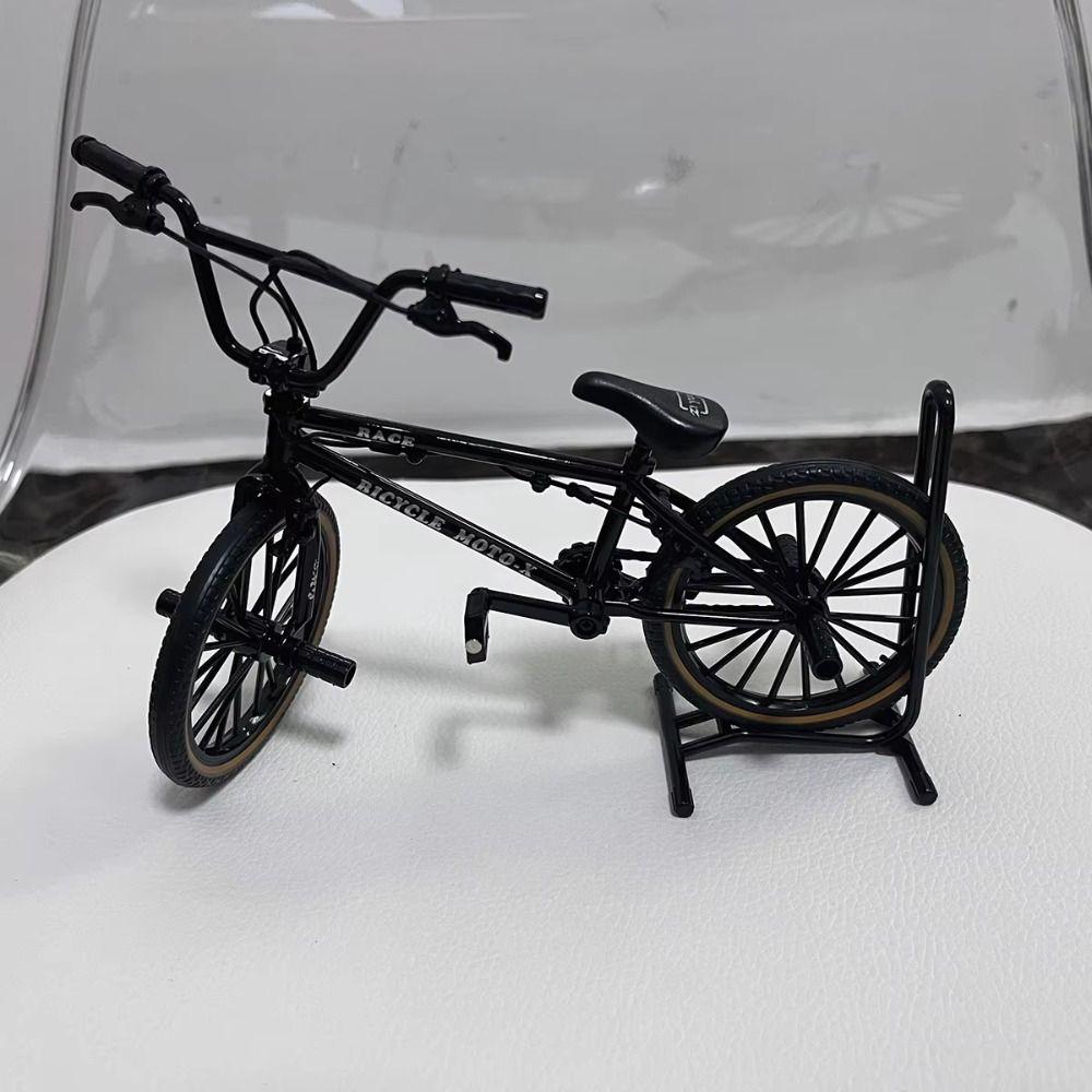 Parking Rack Finger Mini Bike Zinc Zinc Alloy Metal Simulation Bike Kids Toy Bicycle Model Toy Boys Gift