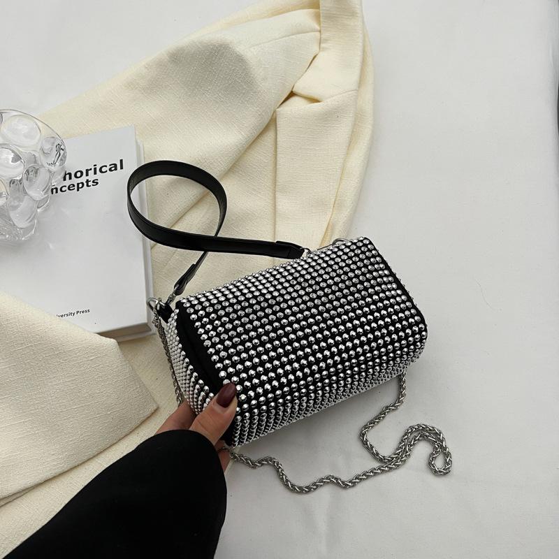 Bag women's bag winter new trend full diamond shoulder bag fashion casual chain messenger bag women