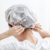 Stylish Thickened EVA Waterproof Shower Cap for Bathing, Makeup, and Kitchen Use