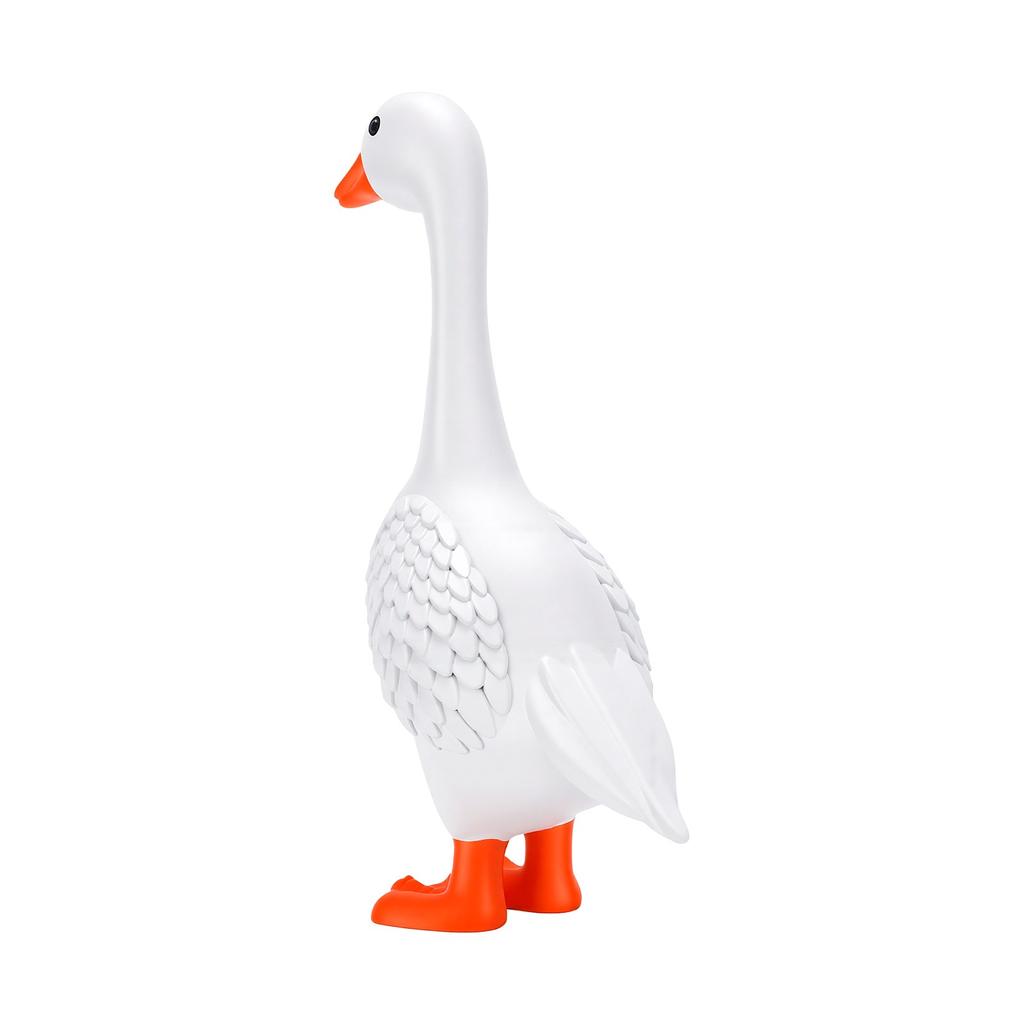 Resin Goose Statue Outdoor Yard Decor Lawn Ornament Patio Porch Decorative Sculpture for Home Garden Display