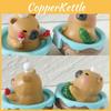 Pvc Capybara Figurine For Office Desk And Auto Interior Decoration
