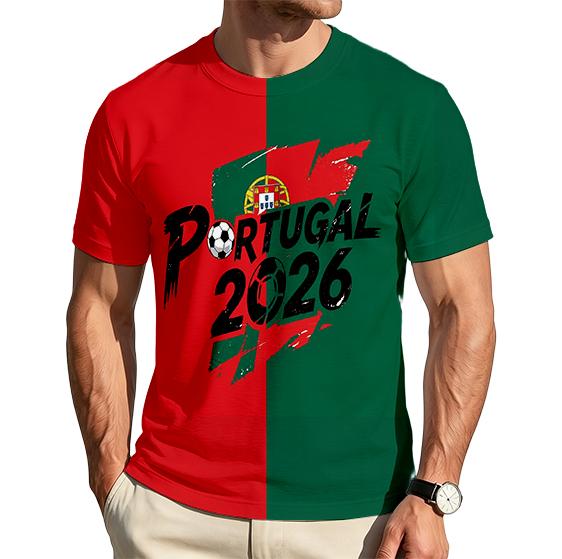 Men's Crew Neck Short Sleeve T Shirt with Switzerland 2026 Soccer Print Comfortable Fit Day Top