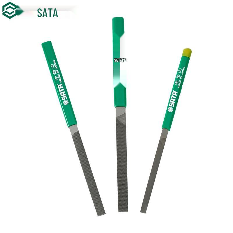 SATA 3-Piece Mini Flat File Set Steel
