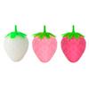 3pieces Discoloration Strawberry Shape Fidgets Toy Pinches  Anti-stress Toy Stress Relief Children Christmas Toy