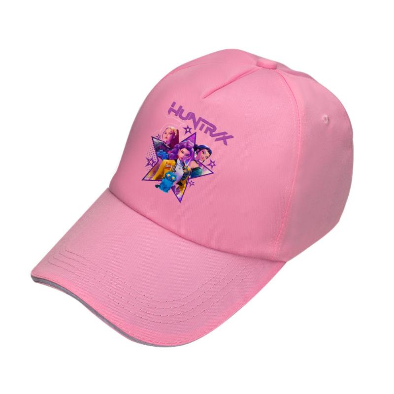 Kpop Demon Hunter Hat Letter Baseball Cap For Women Summer Adjustable Sun Hat Anime Cute Retro Sunbonnet Adult Headgear Gift