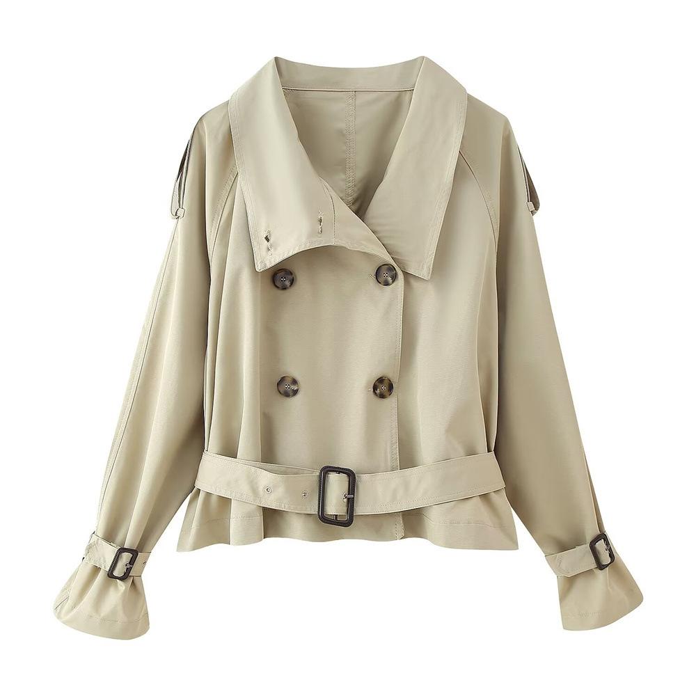 2025 Spring and Autumn New Casual Waist Jacket Trend Korean Version Micro Loose Casual Jacket